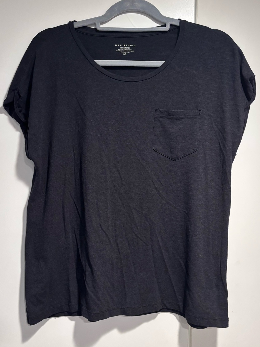 Madewell Black Pocket Crewneck Favorite Tee
